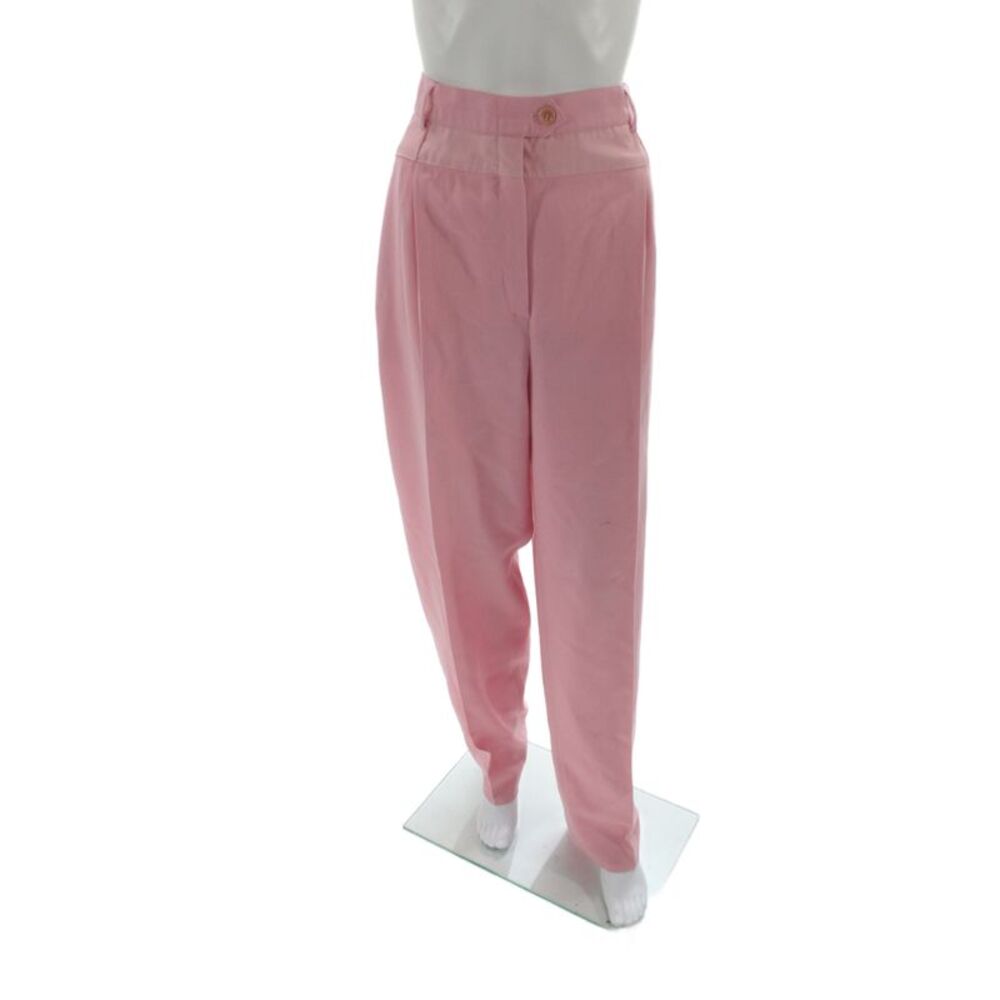 Escada Margaretha Ley Womens Pink Wool Dress Pants Size 44